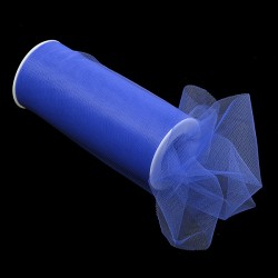 Фатин средней жесткости в шпульках,100% нейлон, арт.TBY.C шир.150мм цв.21 т.синий уп.22.86м