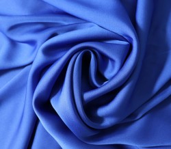 Ткань шелк Армани 89 г/м 97% полиэстер, 3% спандекс шир.148 см арт.Р.11290.21 цв.21 синий уп.25м
