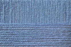 Пряжа для вязания ПЕХ "Школьная" (100% акрил) 5х50г/150м цв.520 голубая пролеска