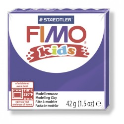 FIMO kids полимерная глина для детей, уп. 42г цв.лиловый, арт.8030-6