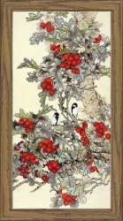 Рисунок на ткани (Бисер) КОНЁК арт. 9466 Лесные ягоды 25х45 см