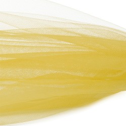 Еврофатин мягкий матовый Hayal Tulle арт.HT.S шир.300см, 100% полиэстер цв.80 уп.5м - пудровый желтый