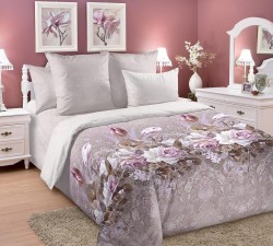 Ткань Сатин 120 г/м 100% хлопок шир.220 см арт.D.661192Сат273 цв.бежевый рул.33м (±5м)