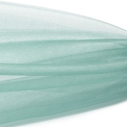 Фатин Кристалл средней жесткости блестящий арт.K.TRM шир.300см, 100% полиэстер цв. 25 К уп.50м - бирюзовый