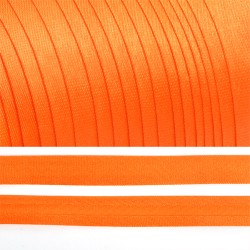 Косая бейка TBY атласная шир.15мм цв.F157 оранжевый уп.132 м
