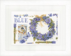 Набор для вышивания LANARTE арт.PN-0149994 Lavender Wreath 50х35 см