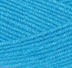 Пряжа для вязания Ализе LanaGold (49% шерсть/ 51% акрил) 5х100г/240м цв.245 морская волна упак (1 упак)