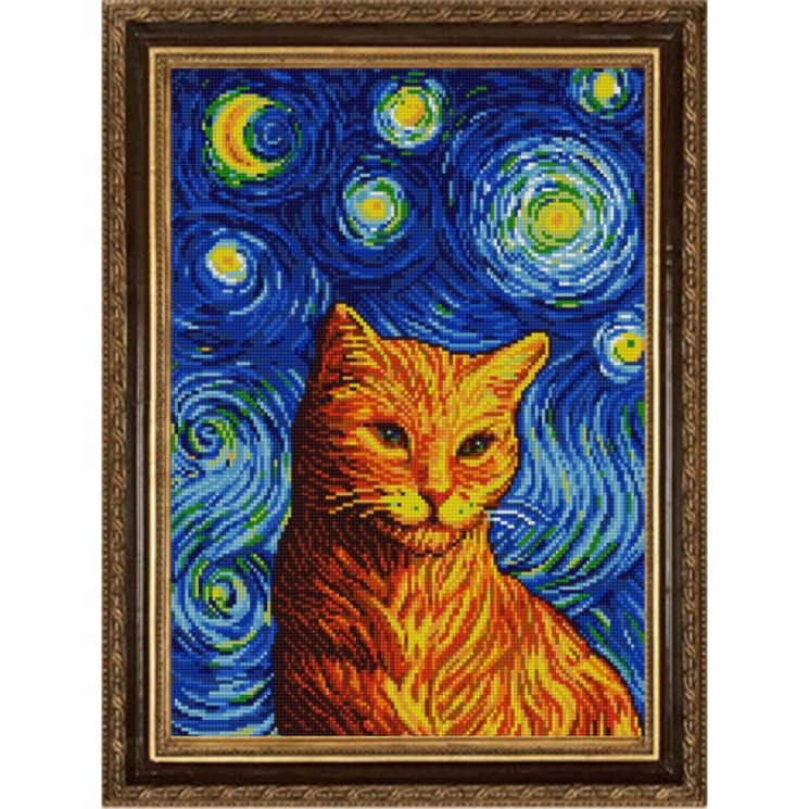 Рисунок на ткани КОНЁК арт. 1365 Рыжий кот Гоша 29х39 см
