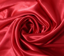 Ткань атлас стрейч 95 г/м 97% полиэстер, 3% спандекс шир.150 см арт.Р.11318.17 цв.17 красный уп.25м