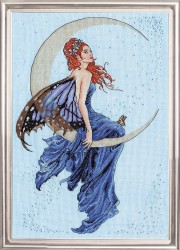 Набор для вышивания DESIGN WORKS арт.2909 Голубая луна 30,5х46 см