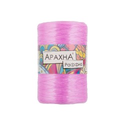 Пряжа ARACHNA Raffia (100% полипропилен) 5х50г/200м цв.30 т.розовый