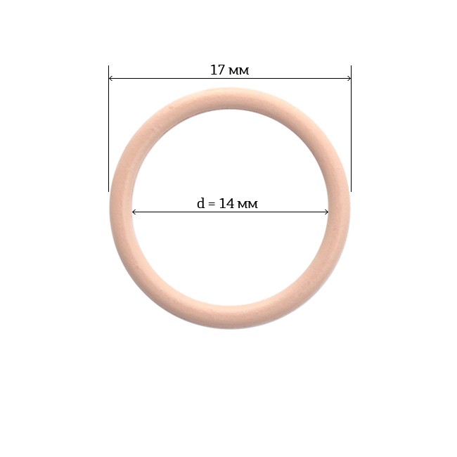 Кольцо для бюстгальтера металл ARTA.F.2831 14мм, цв.168 серебристый пион, уп.50шт