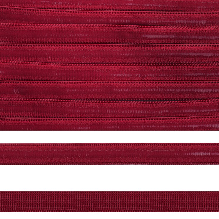 Резинка TBY бельевая (с силиконом) 61009 10мм цв.S059 темно-красный уп.10м