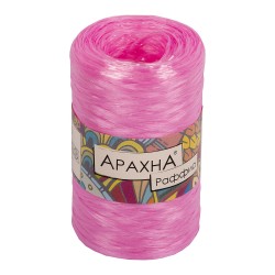 Пряжа ARACHNA Raffia (100% полипропилен) 5х50г/200м цв.10 розовый
