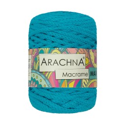Пряжа ARACHNA Macrame Maxi (80% хлопок, 20% полиэстер) 4х250г/80м цв.41 яр.голубой