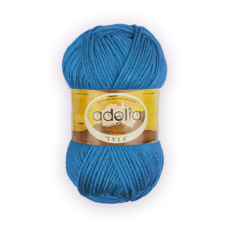 Пряжа ADELIA IVIA (100% акрил) 4х62,5г/150м цв.452 св.голубой