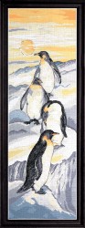 Набор для вышивания DESIGN WORKS арт.2749 Пингвины 20,3 x 61 см