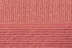 Пряжа для вязания ПЕХ "Народная" (30% шерсть, 70% акрил) 5х100г/220м цв.599 увядшая роза