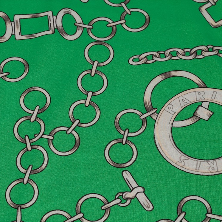 Ткань шелк Армани креп 90 г/м  97% полиэстер, 3% лайкра шир.148 см арт.T.0565.4 цв.04 зеленый рул.25м