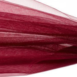 Еврофатин мягкий матовый Hayal Tulle арт.HT.S шир.300см, 100% полиэстер цв.100 уп.1м - вишневый