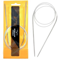 Спицы для вязания круговые Maxwell Gold, металл арт.80-15 1,5 мм /80 см