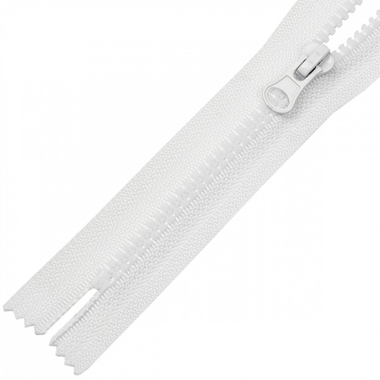 Молния MaxZipper трактор №5 1 замок, 16см н/р, цв.F101 белый