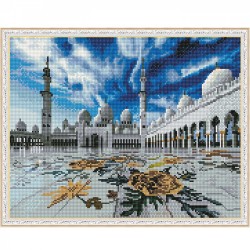 Картины мозаикой Molly арт.KM0210 Мечеть шейха Зайда (31 Цвет) 40х50 см