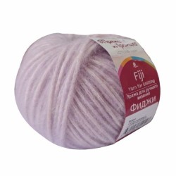 Пряжа для вязания ТРО Фиджи (20% мериносовая шерсть, 60% хлопок, 20% акрил) 5х50г/95м цв.0178 св.сиреневый
