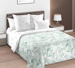 Ткань Перкаль 110 г/м 100% хлопок шир.235 см арт.D.661511П255 цв.зеленый рул.33м (±5м)