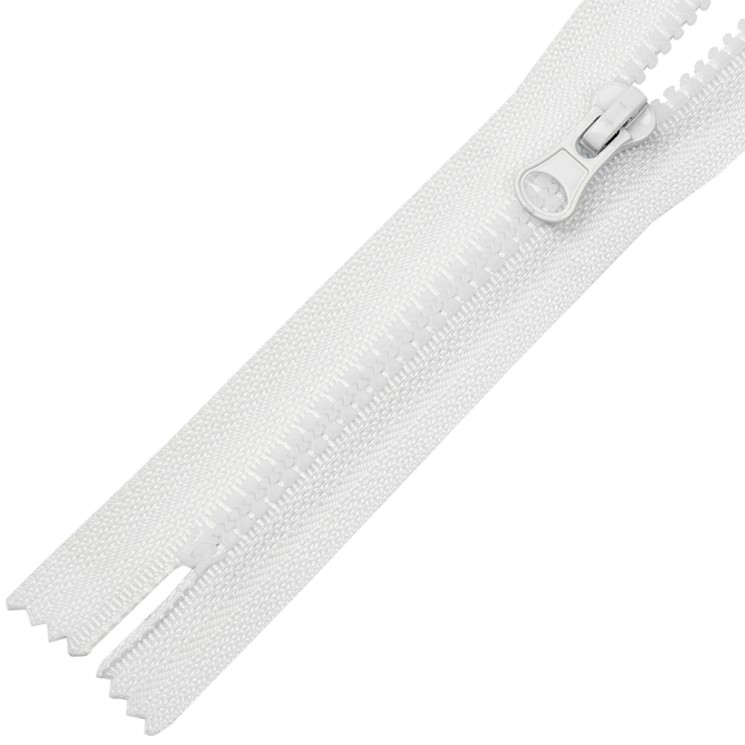Молния MaxZipper трактор №5 1 замок, 18см н/р, цв.F101 белый