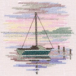 Набор для вышивания DERWENTWATER DESIGNS арт.MIN11A Sailing Boat 10х10 см