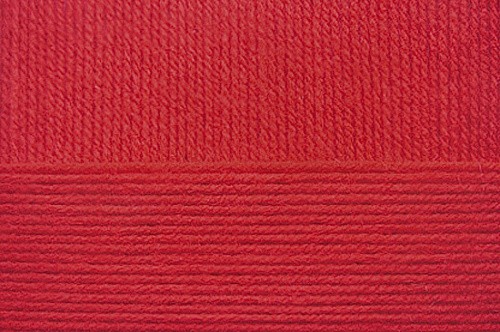 Пряжа для вязания ПЕХ "Школьная" (100% акрил) 5х50г/150м цв.006 красный