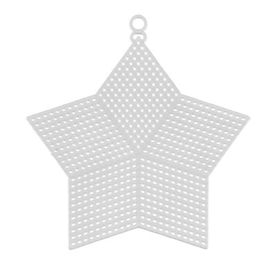 Канва Gamma KPL-06 пластиковая 100% полиэтилен 15 x 13 см уп.10 шт звезда большая