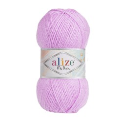 Пряжа для вязания Ализе My Baby (100% акрил) 5х50г/150м цв.027 лиловый