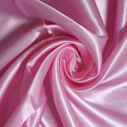 Ткань атлас-сатин 70 г/м 100% полиэстер шир.148 см арт.Р.15114.08 цв.08 розовый уп.25м