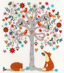 Набор для вышивания Bothy Threads арт.XKA13 Love Winter (Любимая зима) 23х26 см