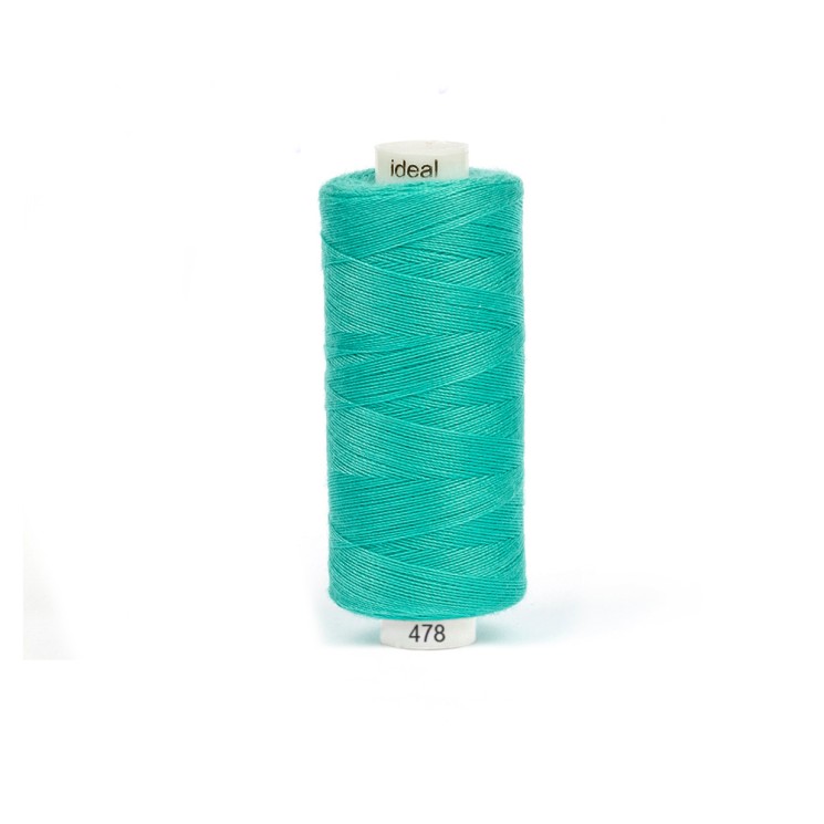 Нитки бытовые IDEAL 40/2 366м 100% п/э, цв.478 голубой