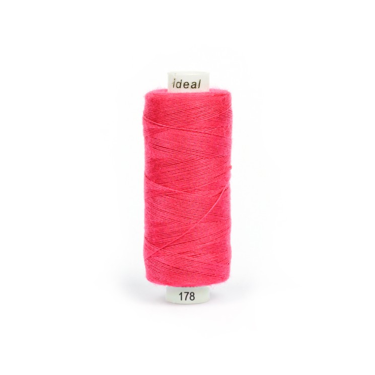Нитки бытовые IDEAL 40/2 366м 100% п/э, цв.178 розовый