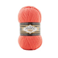 Пряжа для вязания Ализе Superlana klasik (25% шерсть, 75% акрил) 5х100г/280м цв.619 коралловый