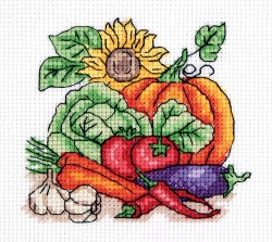 Набор для вышивания KLART арт. 8-264 Осенний урожай 13х12 см