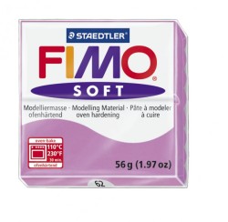 FIMO Soft полимерная глина, запекаемая в печке, уп. 56г цв.лаванда арт.8020-62