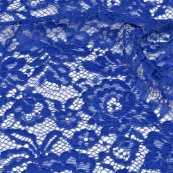 Кружевная ткань (гипюр) с кордом арт.TBY.LN-3002 шир.145см 130 г/м цв.207 синий уп.22,86м