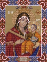 Набор для вышивания PANNA арт. CM-1684 Икона Божьей Матери Вифлеемская 23,5х30,5 см