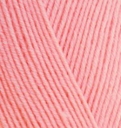 Пряжа для вязания Ализе Happy Baby (65% акрил, 35% полиамид) 5х100г/350м цв.371 св.розовый