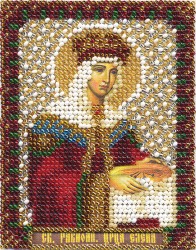 Набор для вышивания PANNA арт. CM-1251 Икона святой равноапостольной царицы Елены 8,5х10,5 см