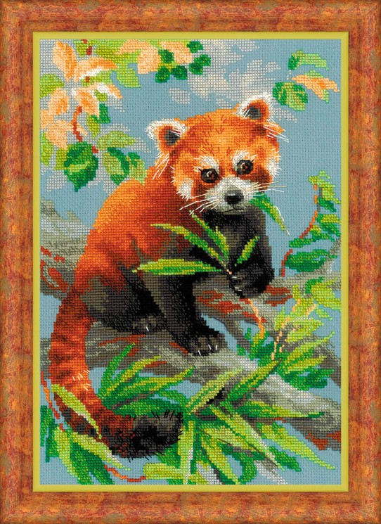 Набор для вышивания РИОЛИС арт.1627 Красная панда 21х30 см