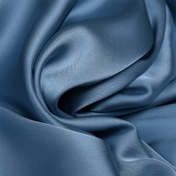 Ткань шелк Армани 90г/м 97% ПЭ 3% Спандекс шир.150см арт.TBYArm-139 цв.139 датский голубой рул.25м
