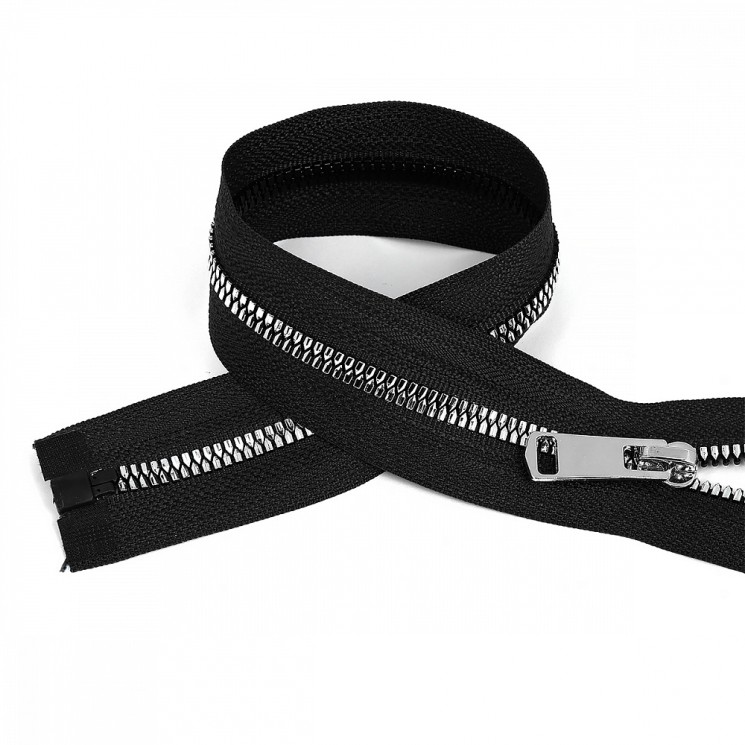 Молния MaxZipper трактор №5 1 замок TT, 70см, цв.черн/серебро уп.50шт