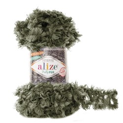 Пряжа для вязания Ализе Puffy Fur (100% полиэстер) 5х100г/6м цв.6117