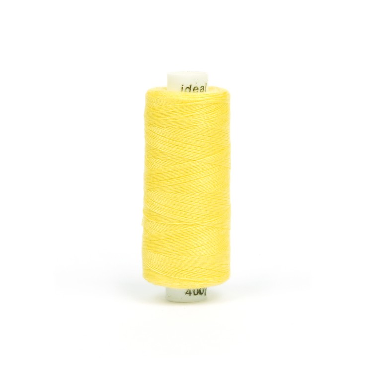 Нитки бытовые IDEAL 40/2 366м 100% п/э, цв.131 желтый